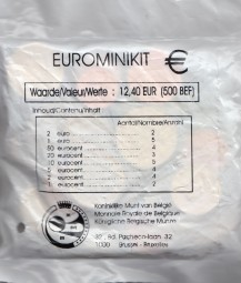 Belgien Starterkit 2002, Nominale 12,40 €