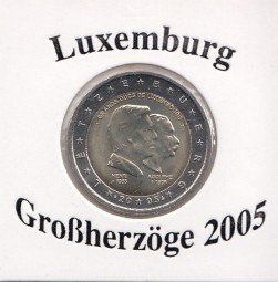 Luxemburg 2 € 2005, Großherzöge