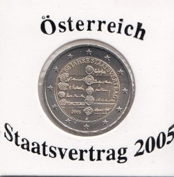 Österreich 2 € 2005, Staatsvertrag