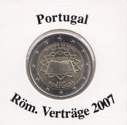 Portugal 2 € 2007 Röm. Verträge