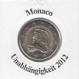 Monaco 2 € 2012, Unabhängigkeit,