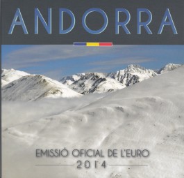 Andorra Kursmünzsatz 2014 ST