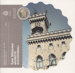 San Marino Kursmünzsatz 2015, Nominale 3,88 €