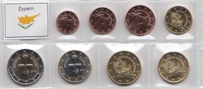 Zypern 2016 Satz lose Ware 1 Cent - 2 Euro, bankfrisch