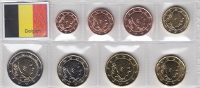 Belgien 2016 Satz lose Ware 1 Cent - 2 Euro , bankfrisch
