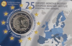 Belgien 2 € 2019, Währungsinstitut, bankfrisch in Coincard