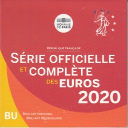 Frankreich Kursmünzsatz 2020 ST