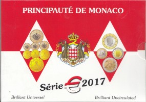 Monaco Kursmünzsatz 2017 ST
