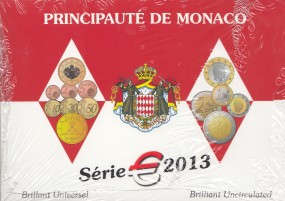 Monaco Kursmünzsatz 2013 ST