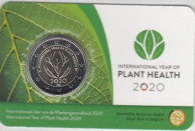 Belgien 2 € 2020, Pflanzengesundheit in Coincard ( flämig )