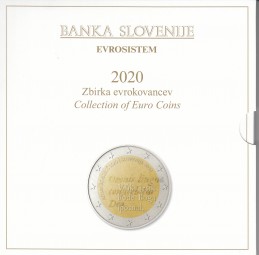 Slowenien Kursmünzsatz 2020 ST , Nominale: 8,88 €