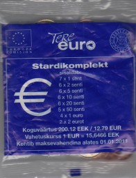 Estland Starterkit 20111, bankfrisch Nominale: 12,79