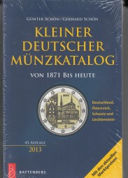 Battenberg /Schön Kleiner deutscher Münz Katalog 2013,neuer unbenutzter Artikel Neupreis 14,90€