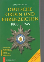 Nimmergut Orden und Ehrenzeichen 1800 - 1945 2008 ( unbenutzte Neuware ) Neupreis 39,90 €