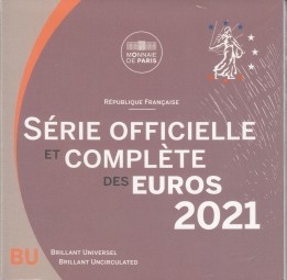 Frankreich KMS 2021 ST im offiziellen Blister