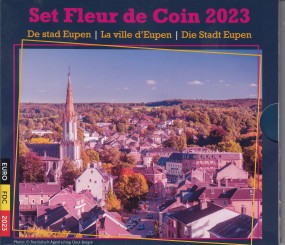 Belgien KMS 2023 ST incl. 2 x 2,5 Euro Gedenkm.