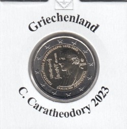 Griechenland 2 € 2023, C. Caratheodory, bankfrisch