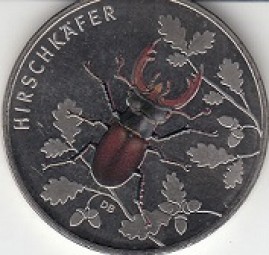 Deutschland 5 € 2024 Hirschkäfer, bankfrisch