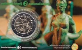 Belgien 2 € 2025 Lotterie in Coincard NL / FL