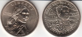 USA Nativ Dollar 2025, bankfrisch , M.K.Pukui, P