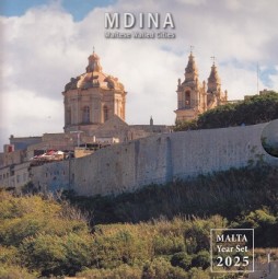 Malta KMS 2025, incl. 2 € 2025, Mdina, im off. Blister