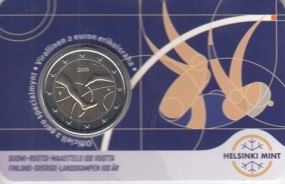 Finnland 2 € 2025 , Leichtathletik, in Coincard, Englisch