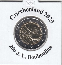 Griechenland 2 Euro 2025, Bouboulina, bankfrisch