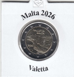 Malta 2 Euro 2026 Valletta lose, bankfrisch