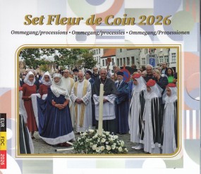 Belgien KMS 2026 incl. 2 x 2,5 Euro Gedenkmünzen