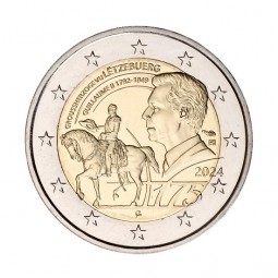 Luxemburg 2 € 2024 Guillaume II, bankfrisch