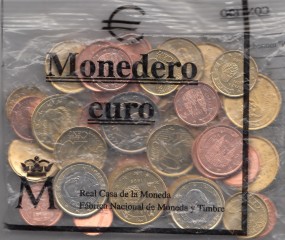 Spanien Starterkit 2002, Nominale 12,02 €