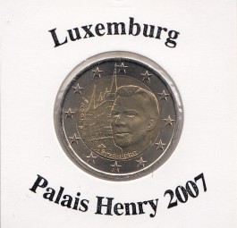 Luxemburg 2 € 2007, Palais Henry