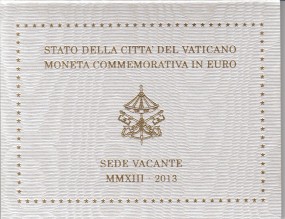 Vatikan 2 € 2013 , Sede Vacante
